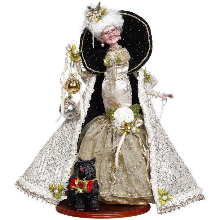 Mrs. Claus the Queen of Christmas Figurine, 24"