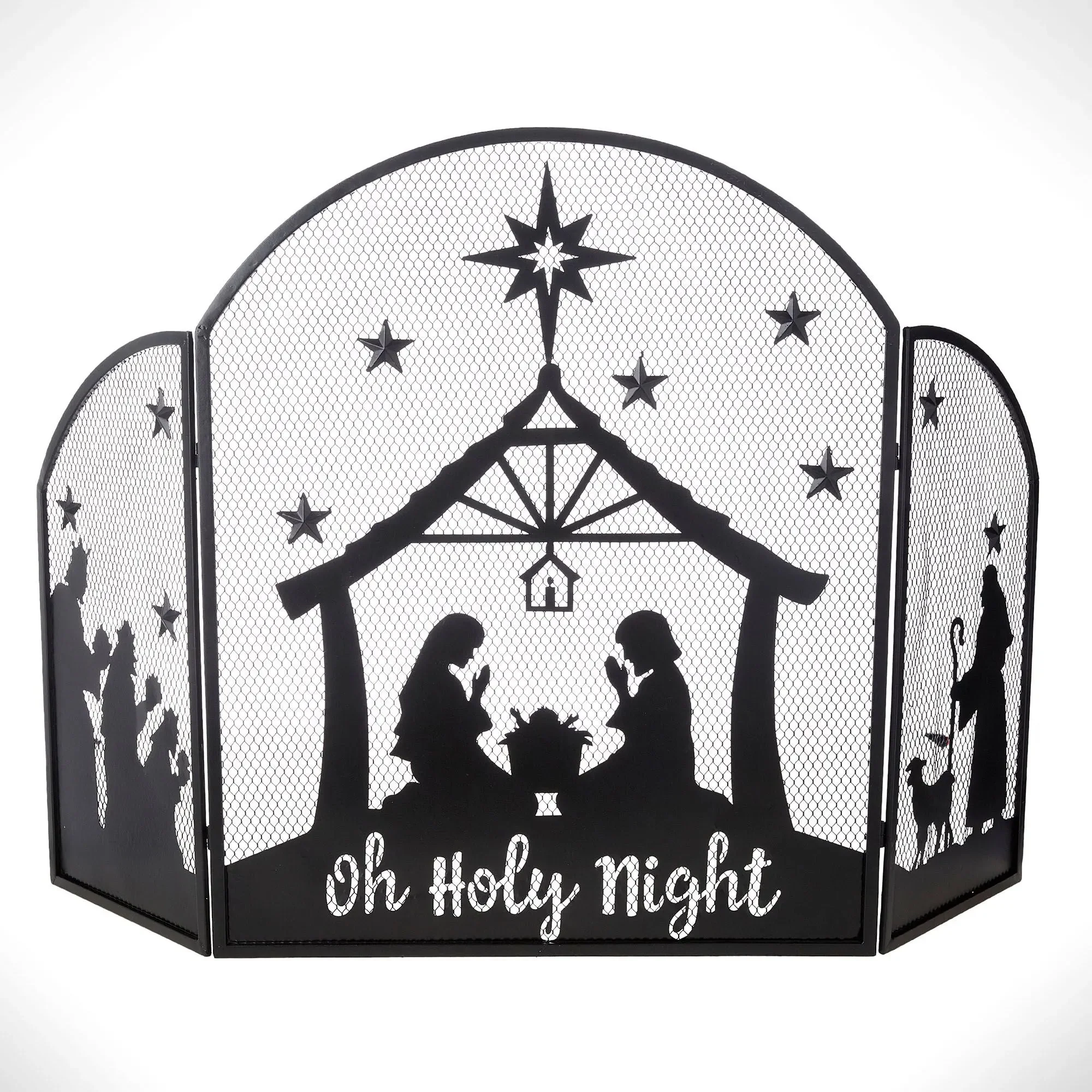 Nativity Fireplace Screen, 48"