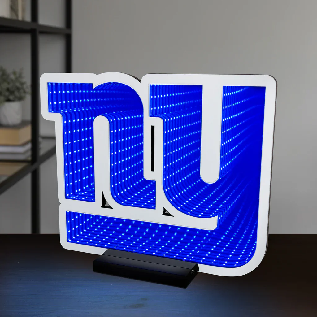 New York Giants LED Infinity Logo Light, Acrylic, w/UL Plug, 11.5" - Image 4