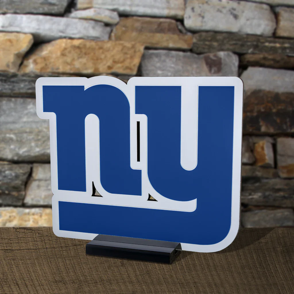 New York Giants LED Infinity Logo Light, Acrylic, w/UL Plug, 11.5" - Image 5