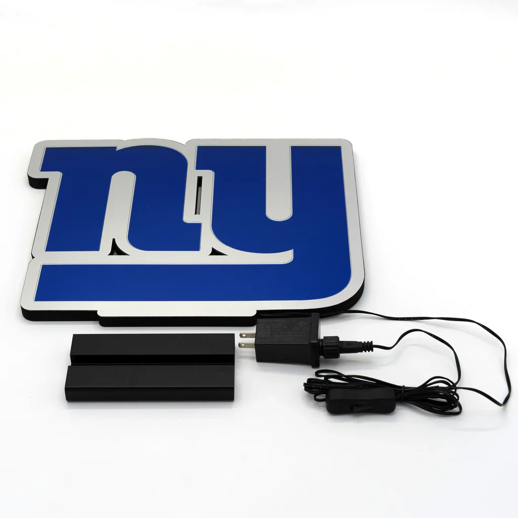 New York Giants LED Infinity Logo Light, Acrylic, w/UL Plug, 11.5" - Image 6