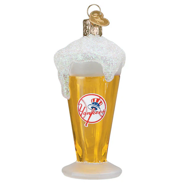 New York Yankees Glass of Beer Ornament - Image 2