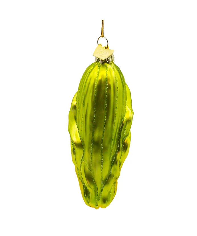 Noble Gemsâ„¢ Corn On The Cob Glass Ornament - Image 4