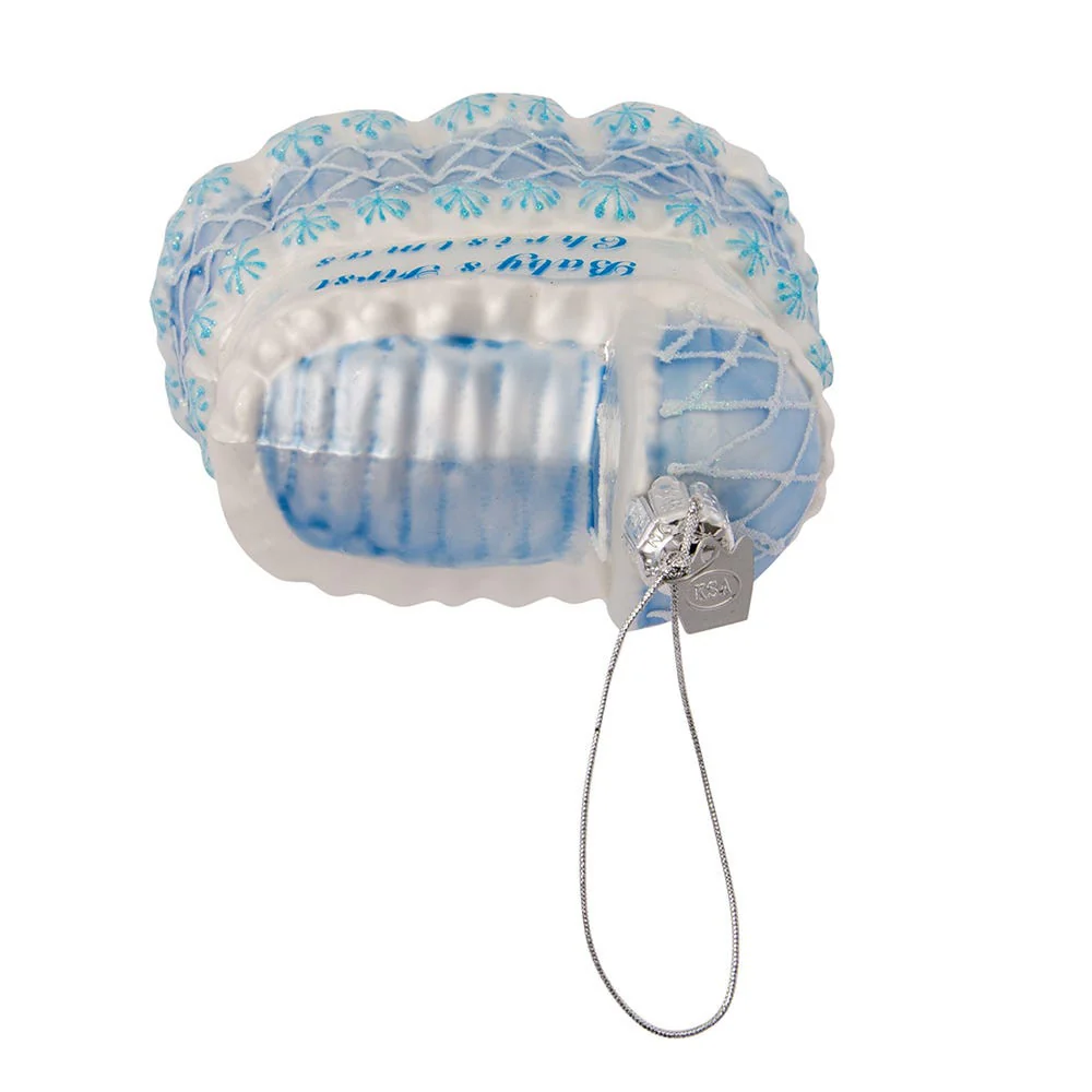 Noble Gems™ Glass Baby Boy Ornaments, 4" (Set of 4) - Image 3