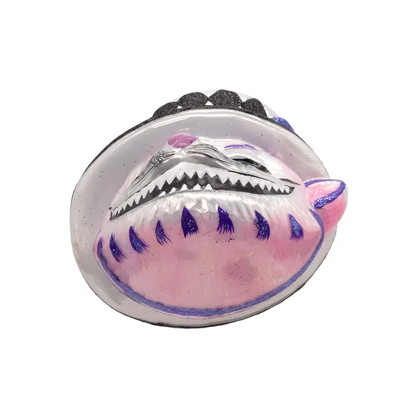 Noble Gems™ Glass Cheshire Cat Head Ornament, 4.5" - Image 5