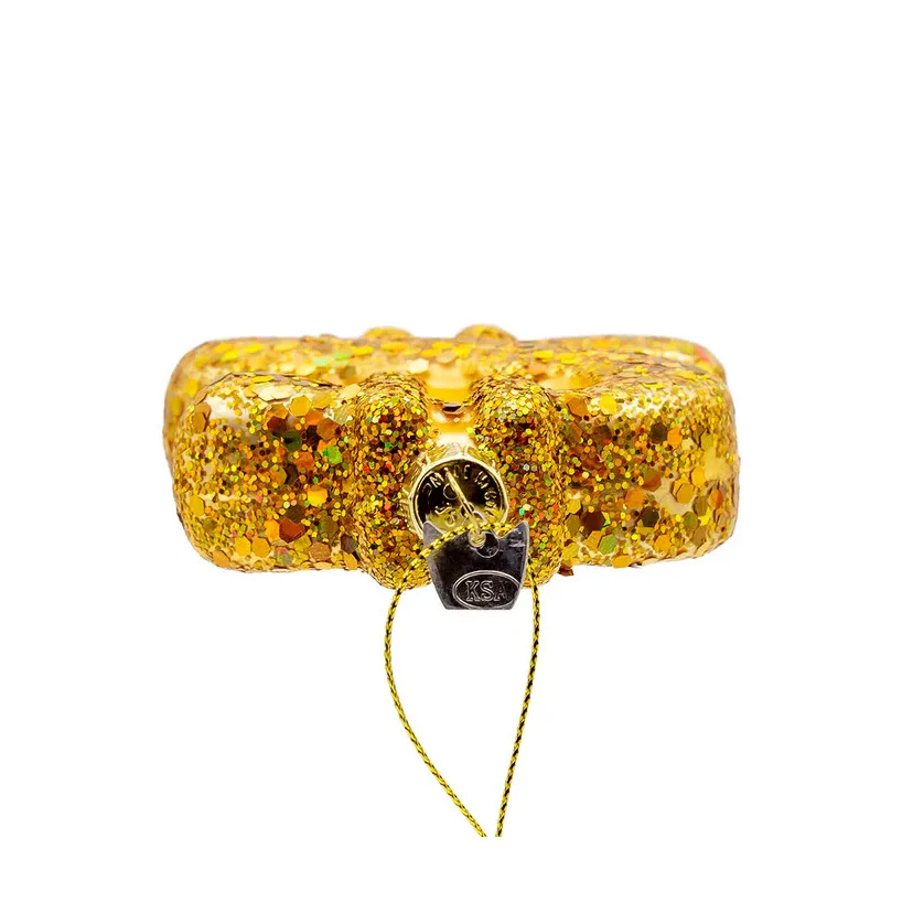 Noble Gems⢠Glass Gold Dollar Sign Ornament, 4.75" - Image 5