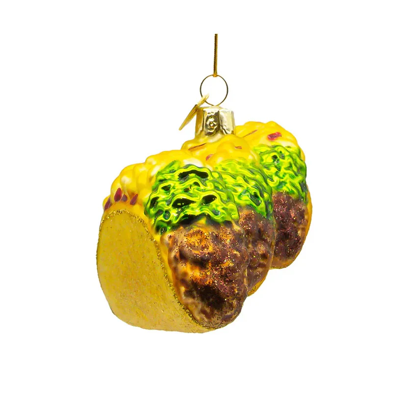 Noble Gems⢠Tacos Glass Ornament, 5.25" - Image 4