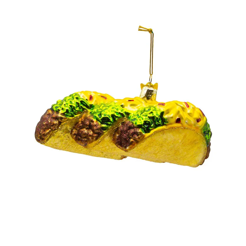 Noble Gems⢠Tacos Glass Ornament, 5.25" - Image 7