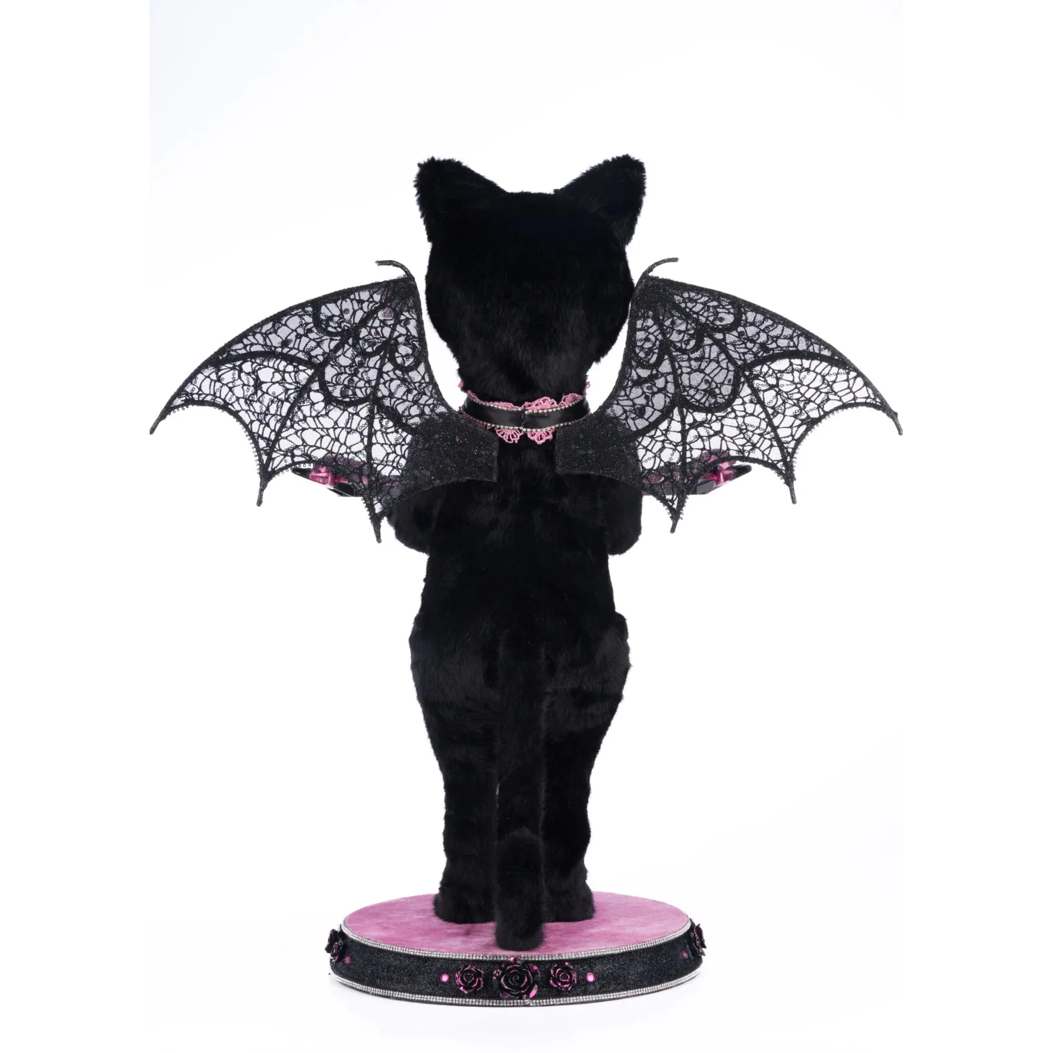 Noir Cat-Bat Server Figurine, 27" - Image 3