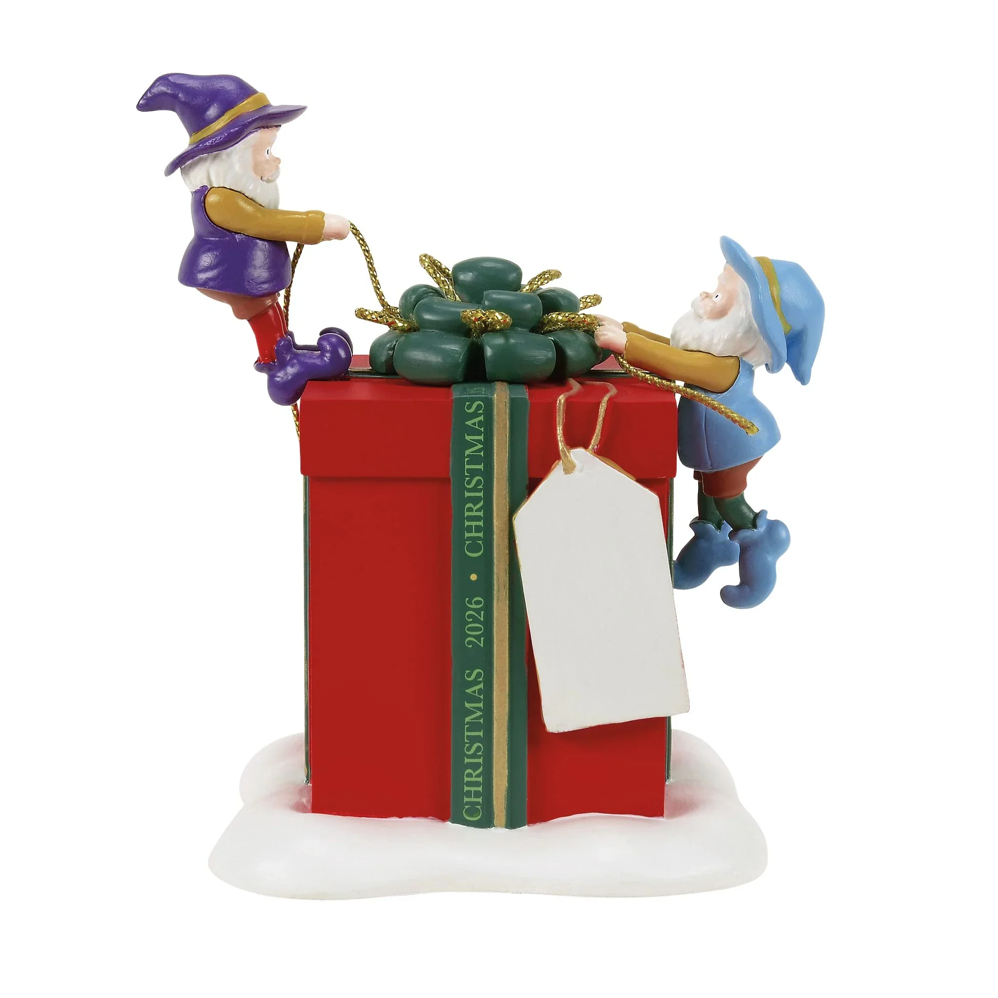 North Pole Series Village - 50th All Wrapped Up, 2026 Figurine, 3.4"