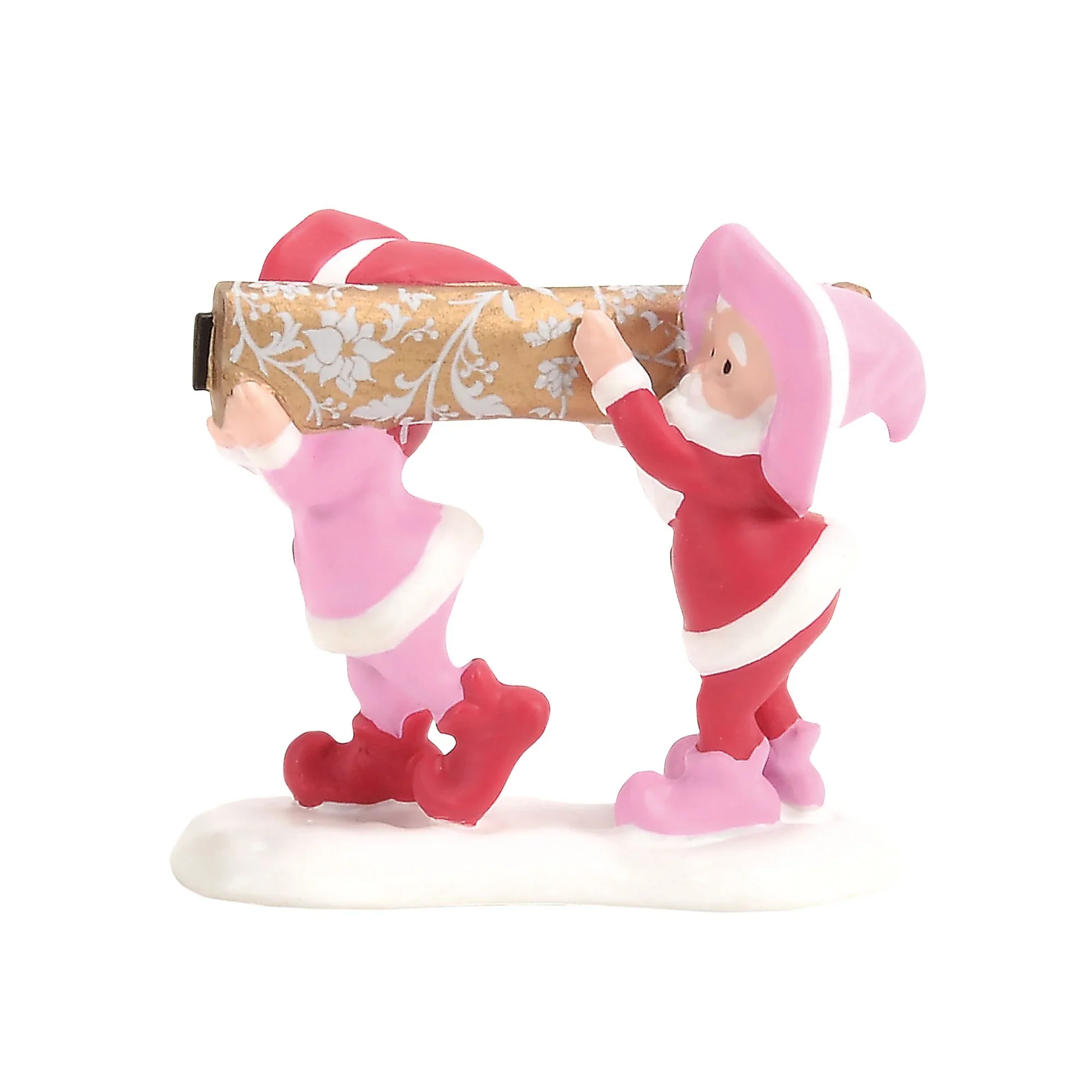 North Pole Series Village - Lighted Barbie Gown Boutique Figurine, 6.4" (Set of 2) - Image 3