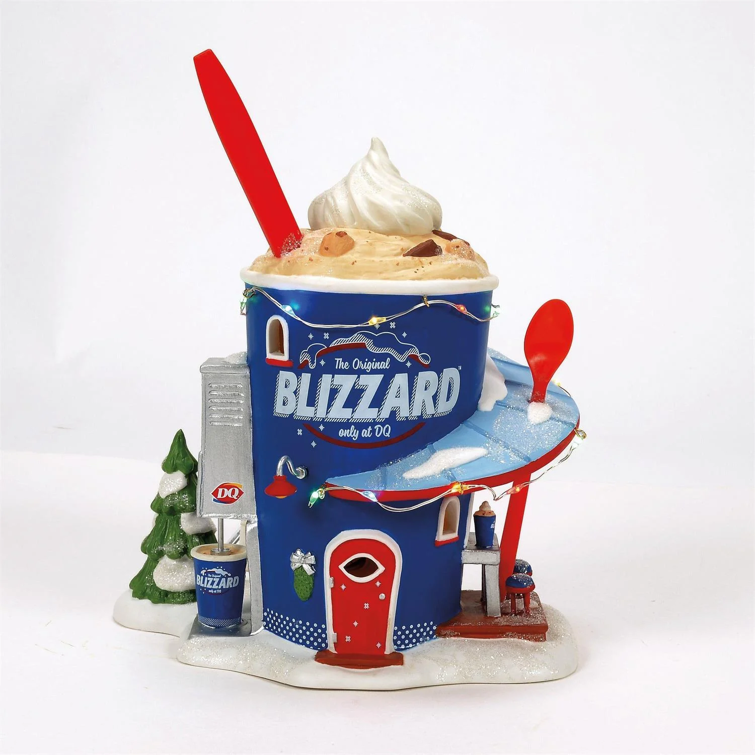 North Pole Series Village - Forecasting a Blizzard Figurine, 8" (Set of 2) - Image 2