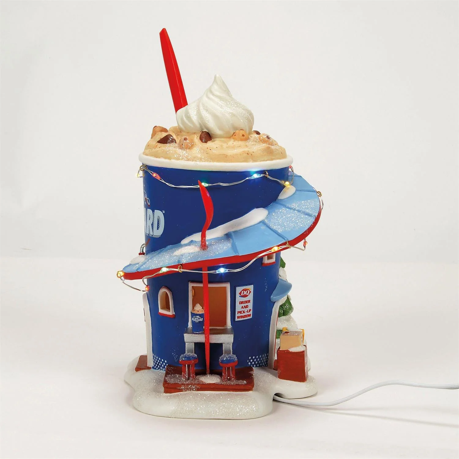 North Pole Series Village - Forecasting a Blizzard Figurine, 8" (Set of 2) - Image 4