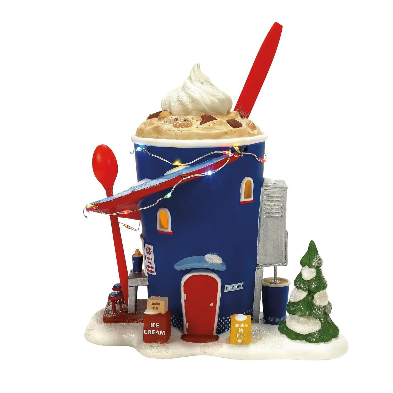 North Pole Series Village - Forecasting a Blizzard Figurine, 8" (Set of 2) - Image 6