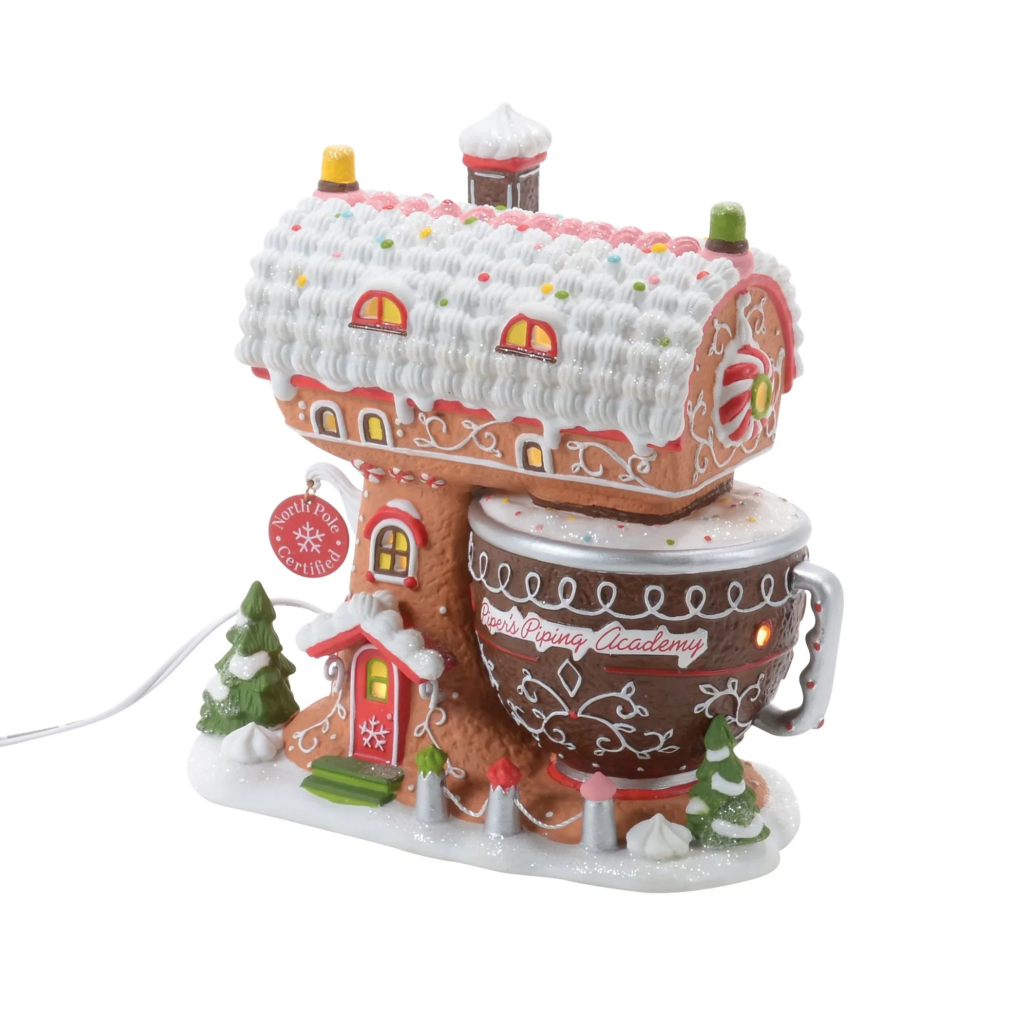 North Pole Series Village - Piper's Piping Academy Figurine, 6.5" - Image 7