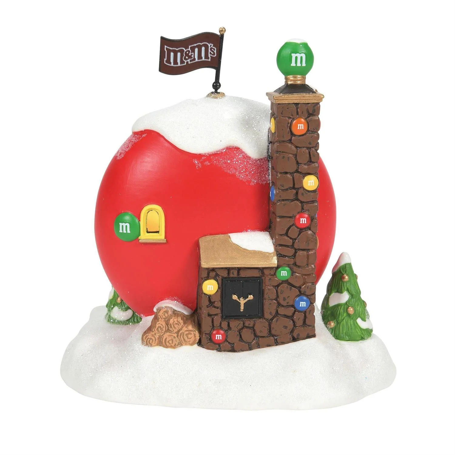 North Pole Series Village - Red's M&M Cottage Figurine - Image 2