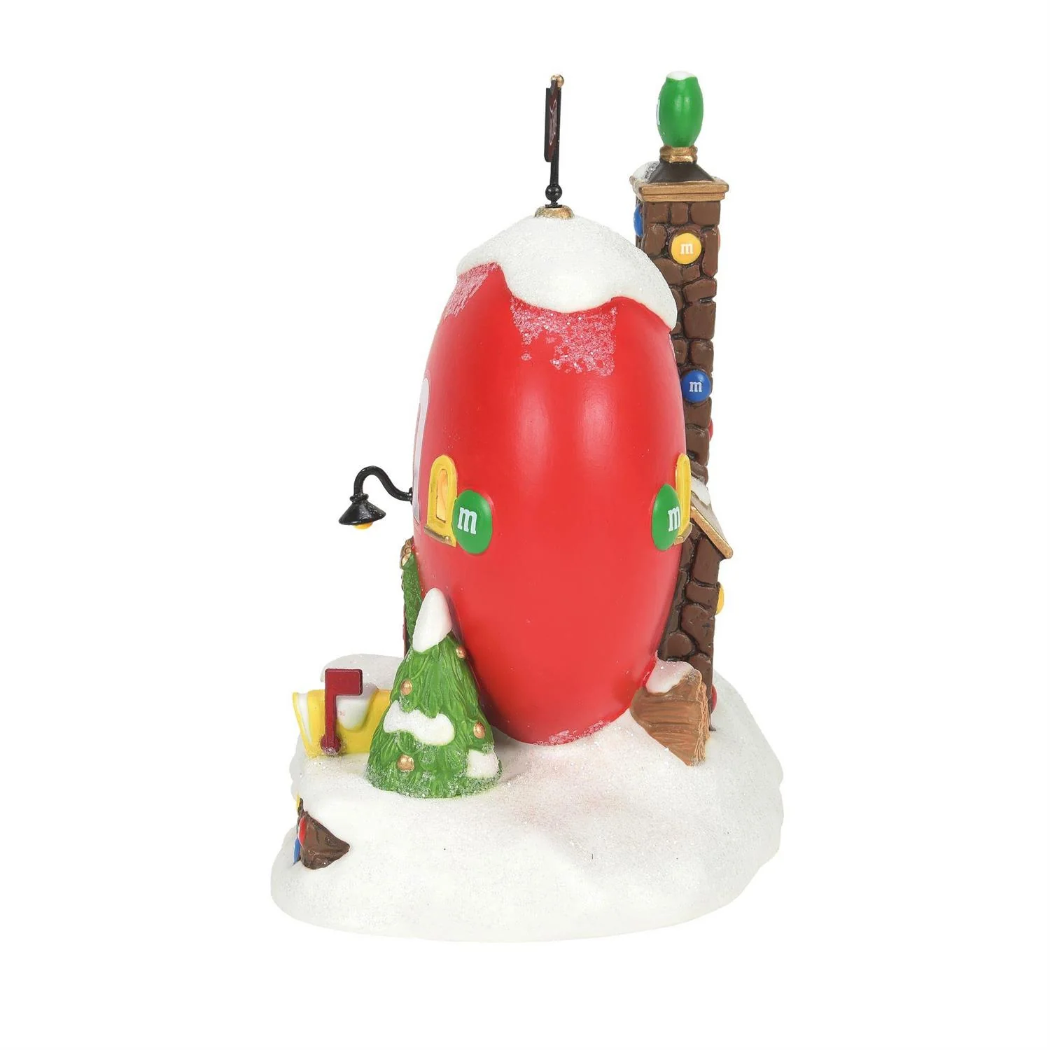 North Pole Series Village - Red's M&M Cottage Figurine - Image 3