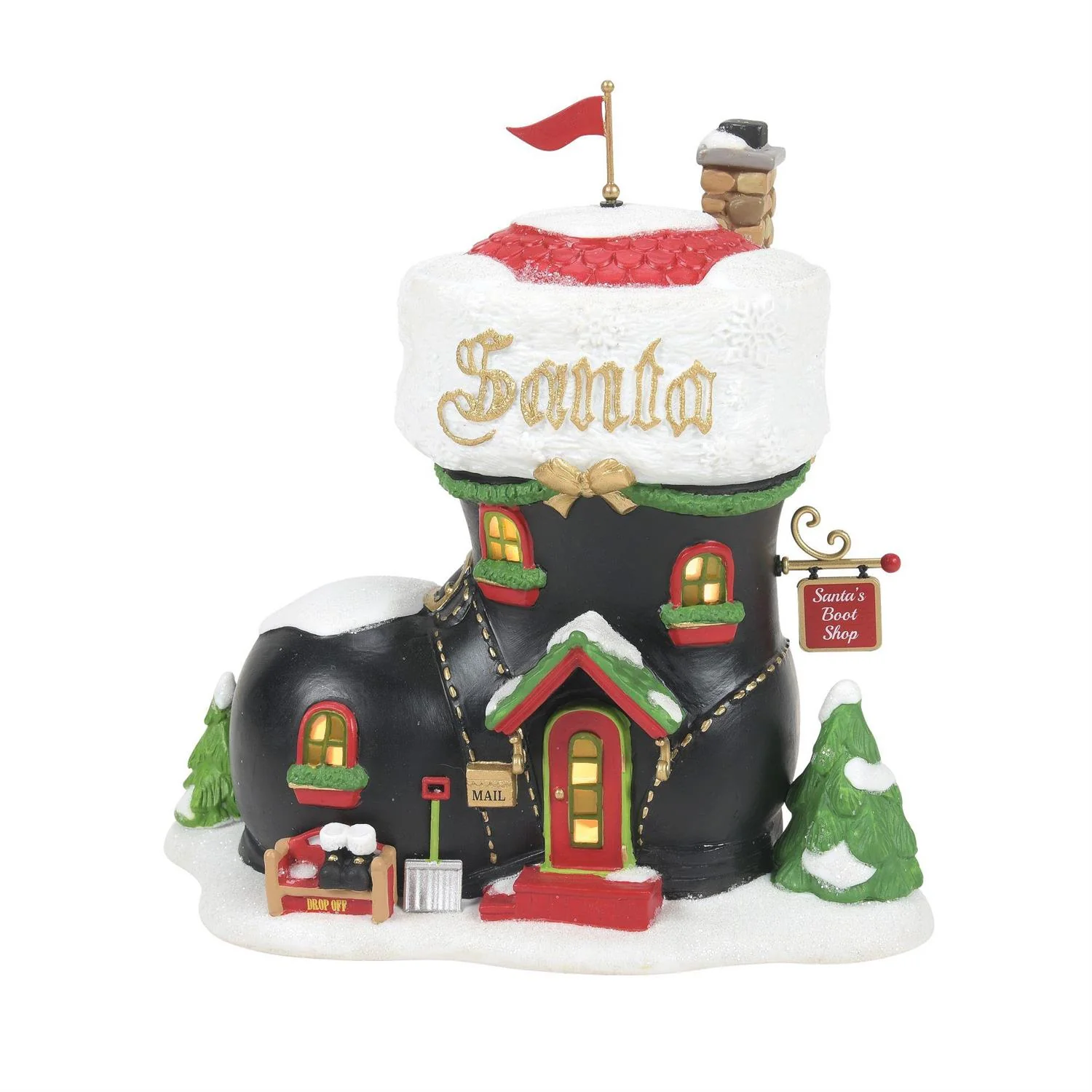 North Pole Series Village - Santa's Boot Shop Figurine