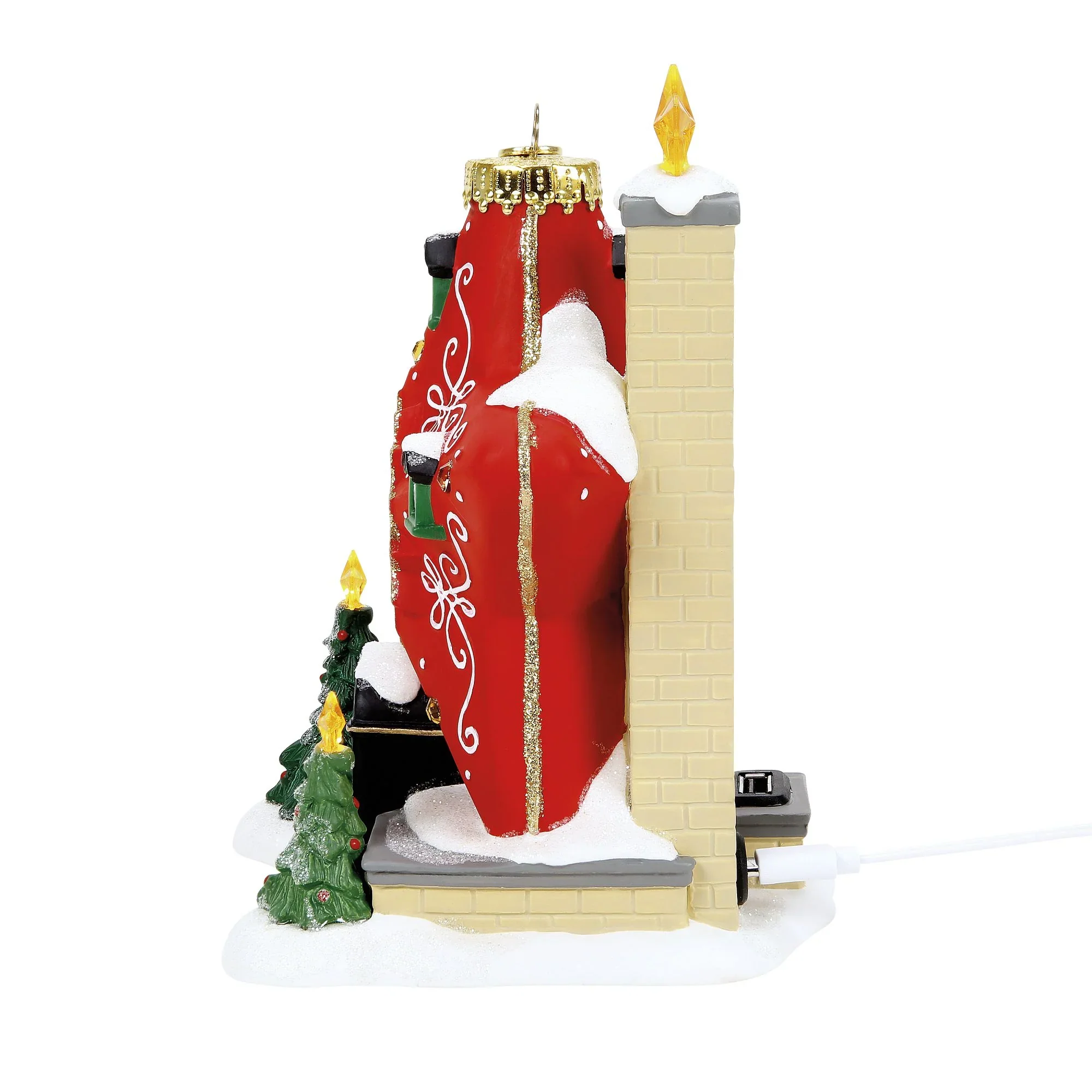 North Pole Series Village - Sparkle Star House Figurine, 7.24" - Image 8
