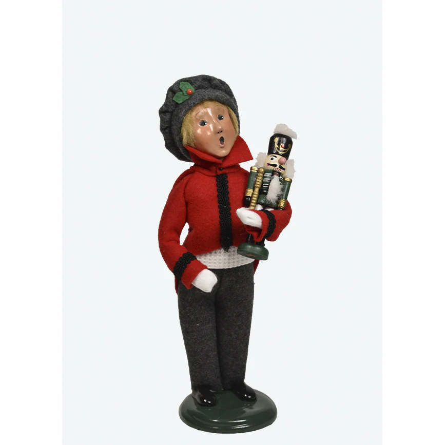 Nutcracker Family Boy Caroler Figurine, 10"