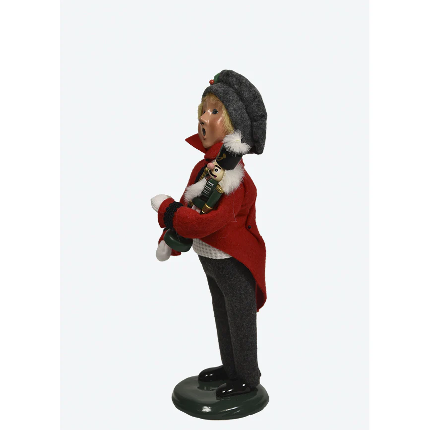Nutcracker Family Boy Caroler Figurine, 10" - Image 2