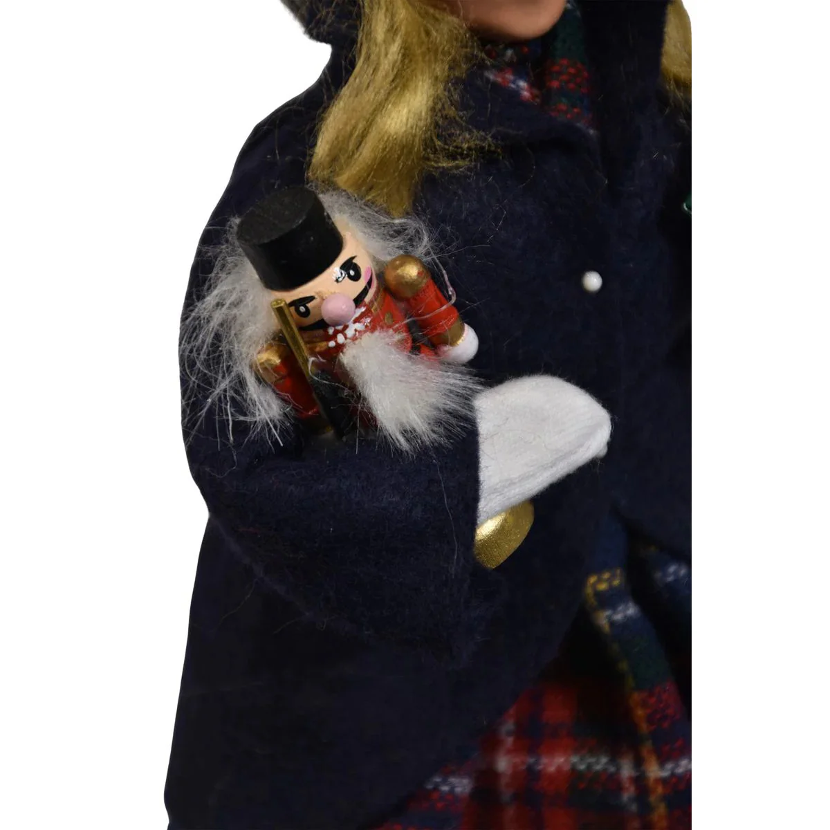 Nutcracker Family Girl Caroler Figurine, 10" - Image 3