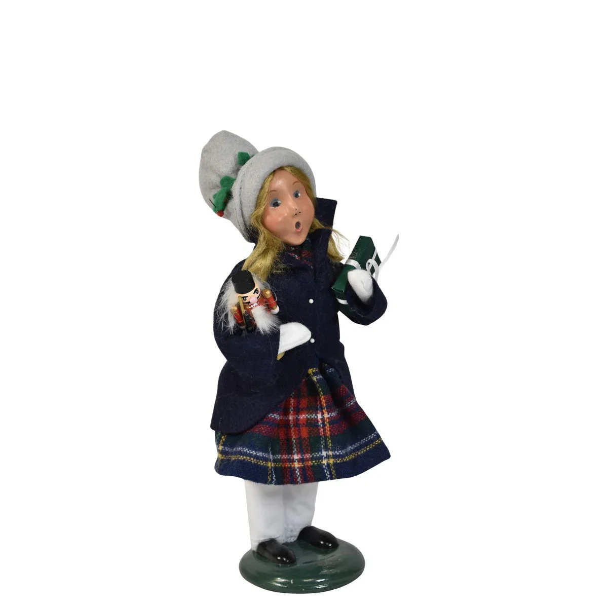 Nutcracker Family Girl Caroler Figurine, 10" - Image 5