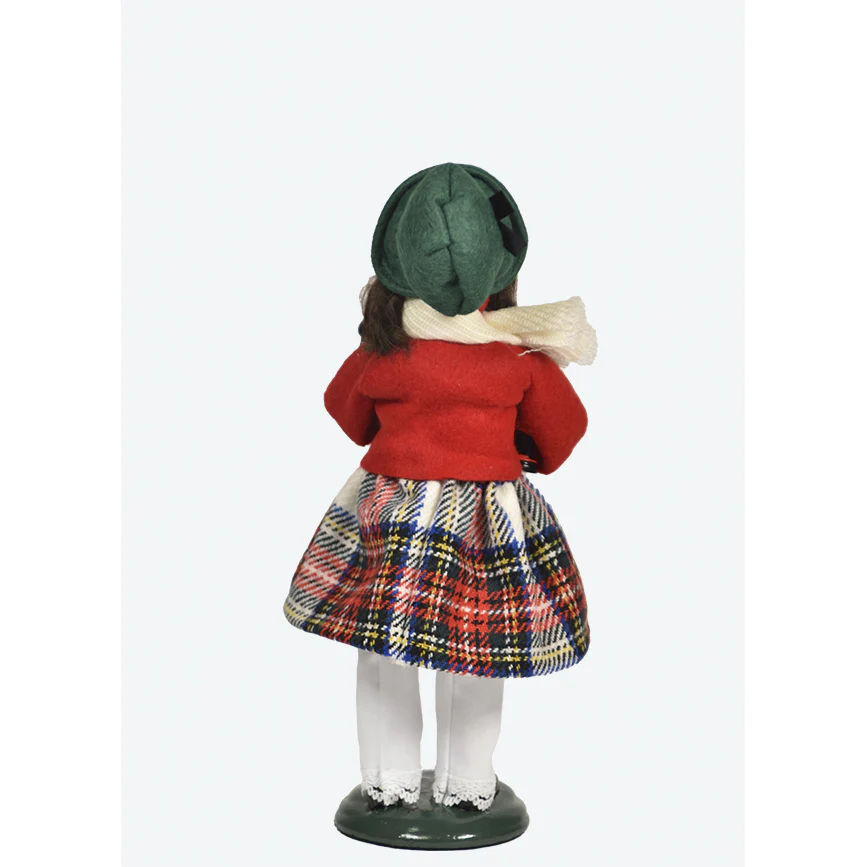 Nutcracker Family Girl Caroler Figurine, 10" - Image 2