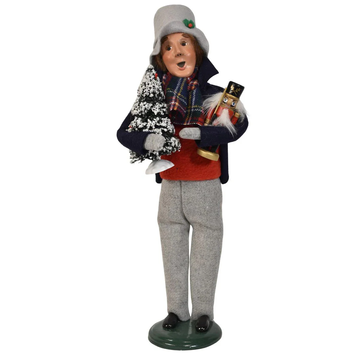 Nutcracker Family Man Caroler Figurine, 13"