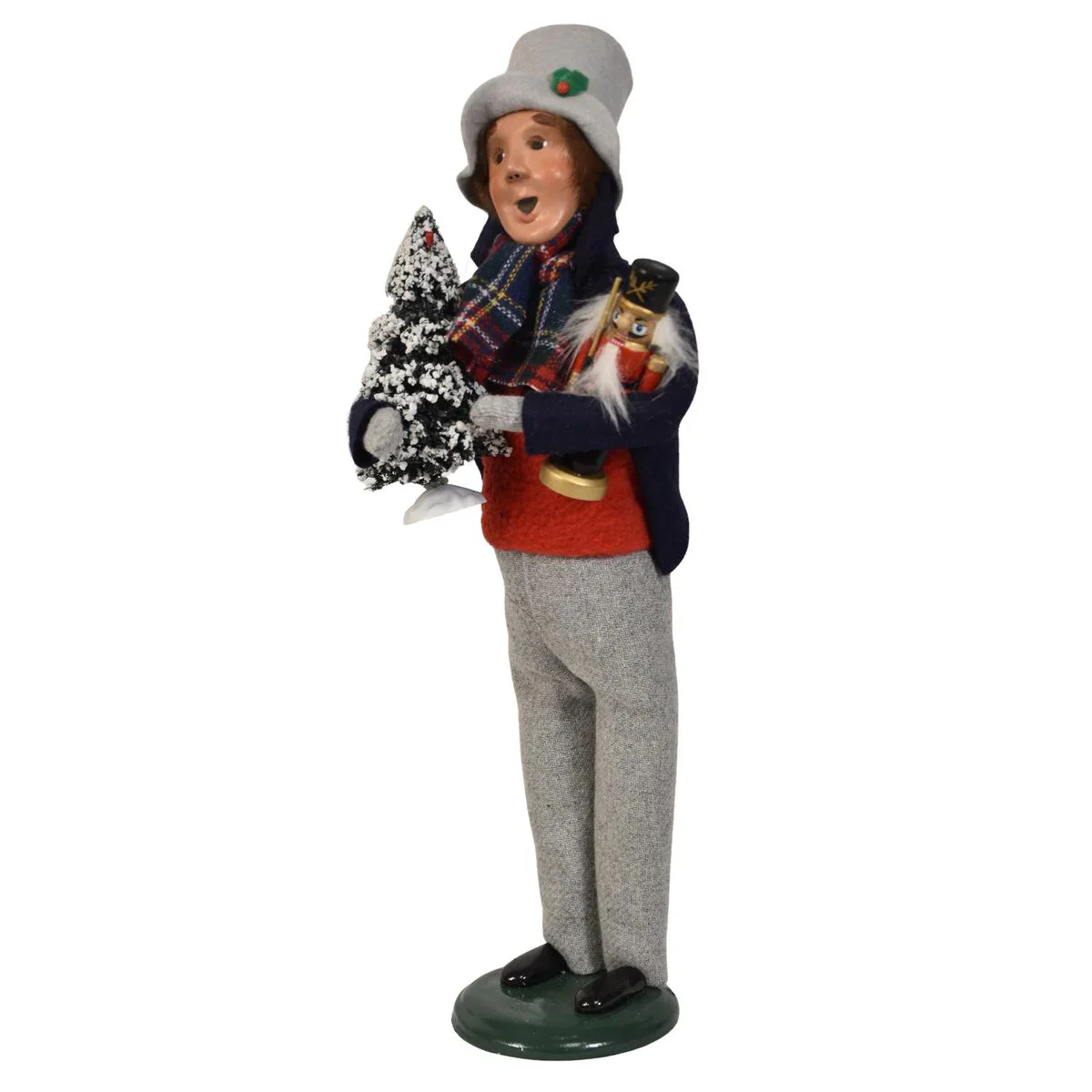Nutcracker Family Man Caroler Figurine, 13" - Image 4