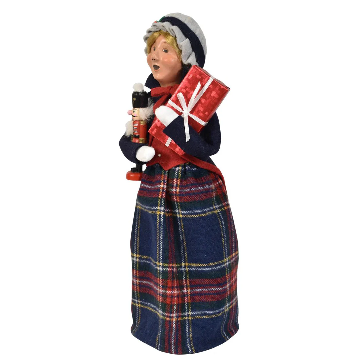 Nutcracker Family Woman Caroler Figurine, 13" - Image 6