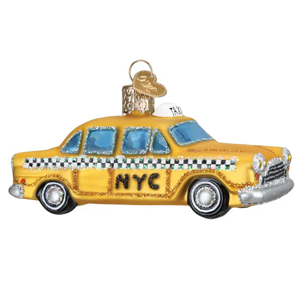 NYC Taxi Ornament, 4.25" - Image 2