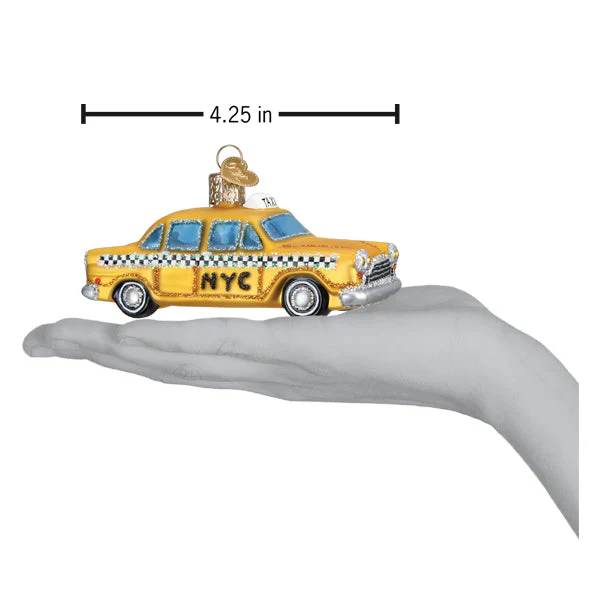 NYC Taxi Ornament, 4.25" - Image 5