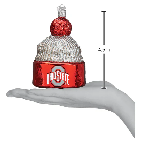 Ohio State Beanie Ornament, 4.5" - Image 3