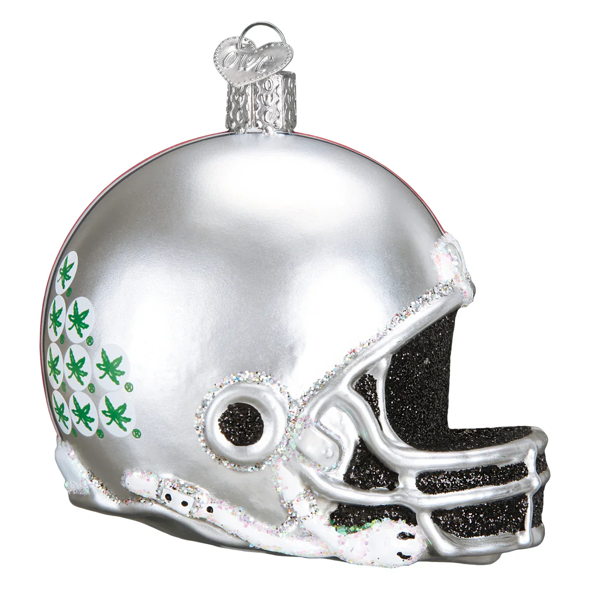 Ohio State Helmet Ornament, 3" - Image 2