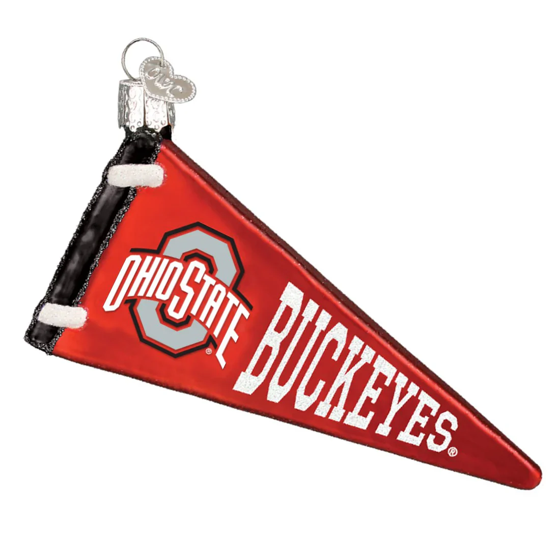 Ohio State Pennant Ornament, 5" - Image 2
