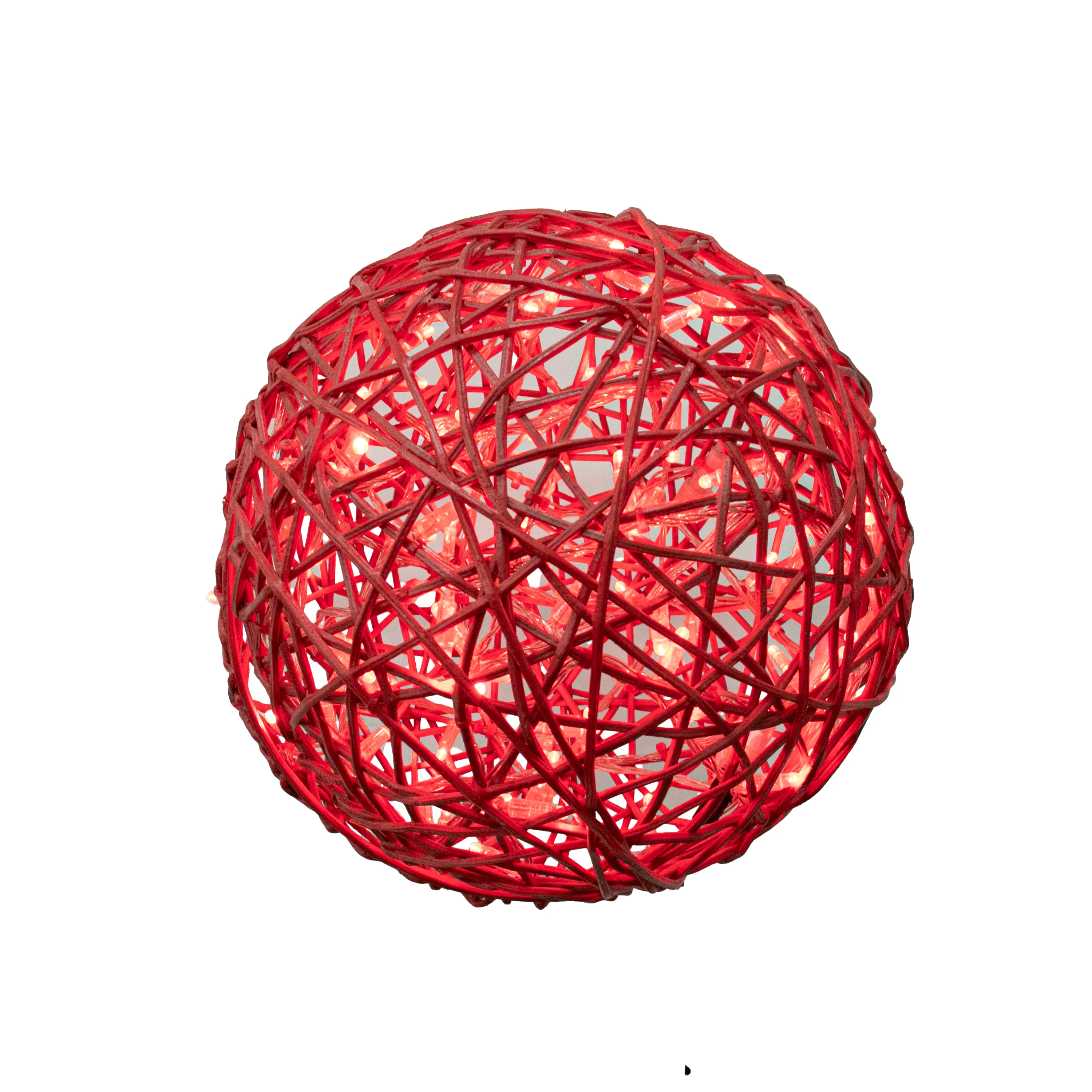 Organic 3D Lit Red Ball, 15.7" (Red LED)