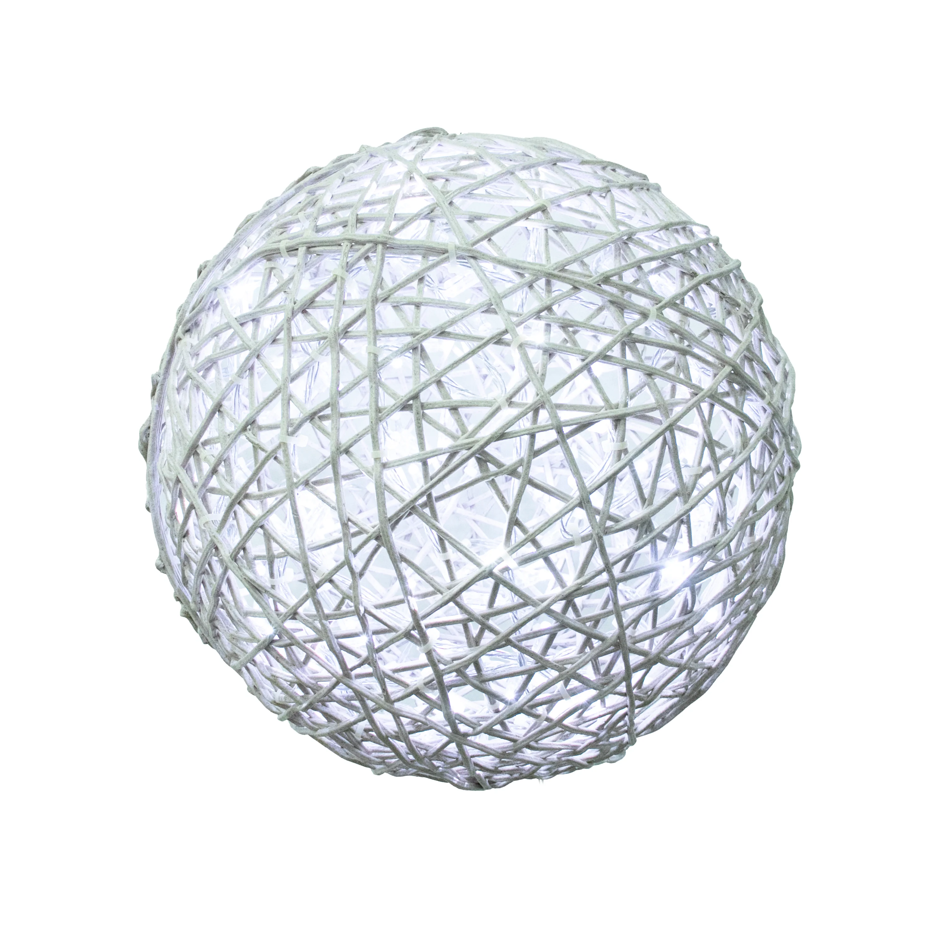 Organic 3D Lit White Ball, 15.7" (Cool White LED)