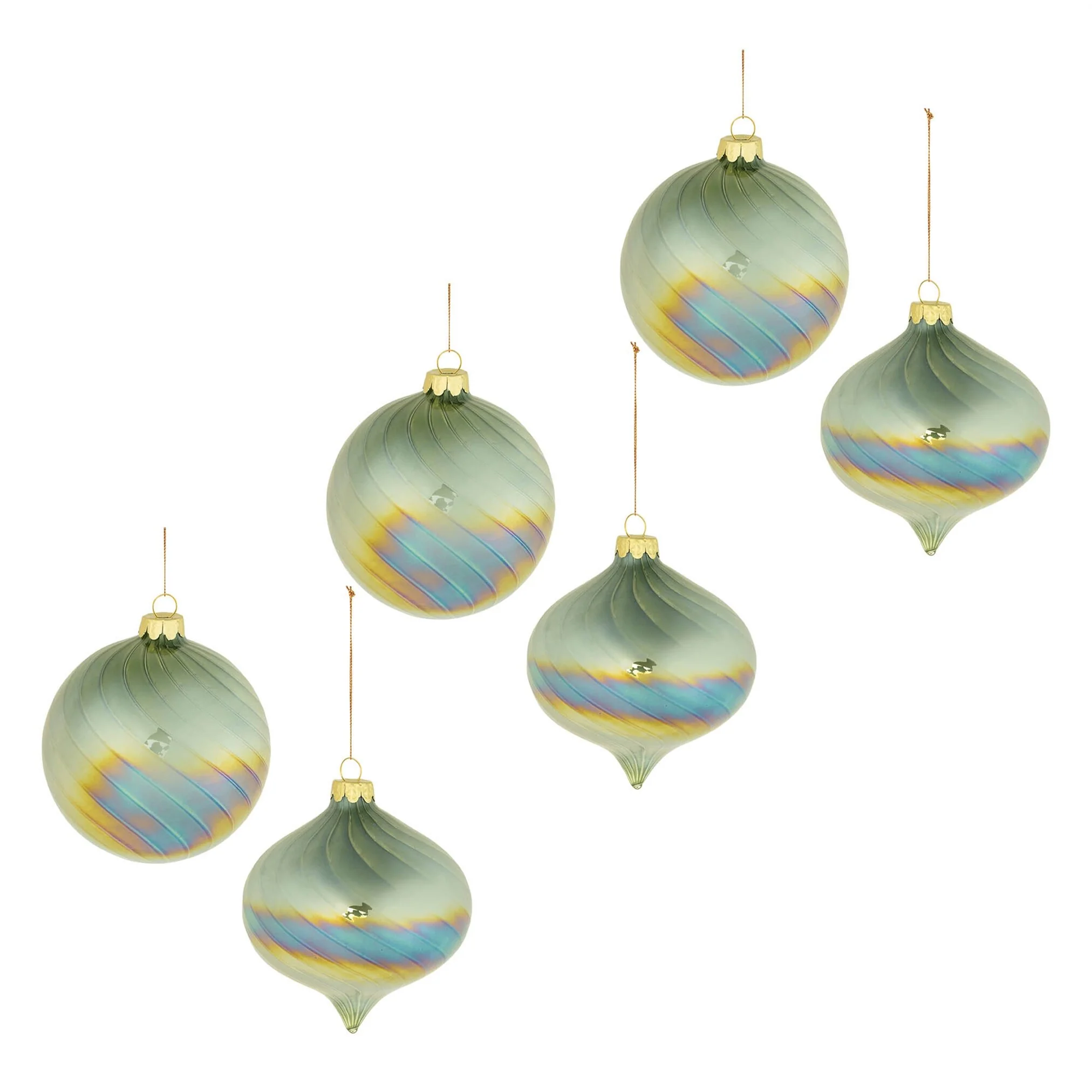 Glass Ornament, 4.5" (2 styles - sold individually) - Image 3