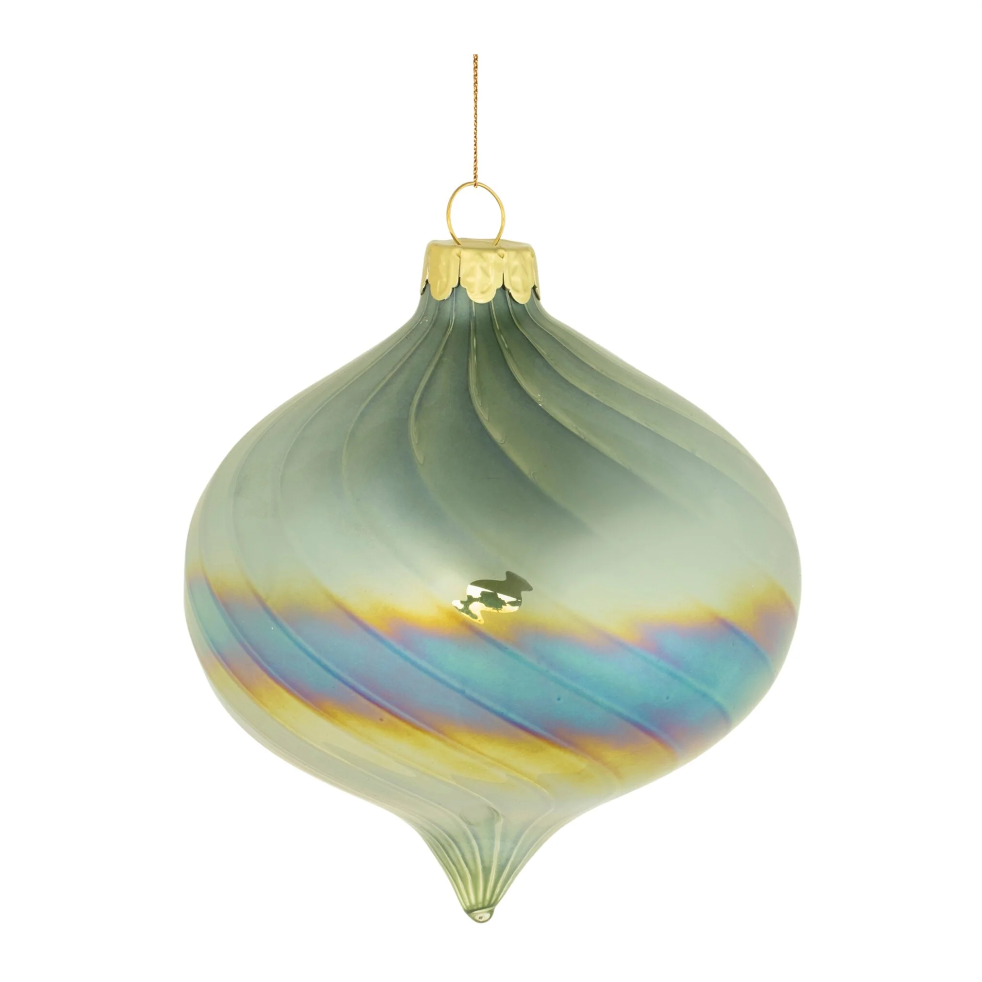 Glass Ornament, 4.5" (2 styles - sold individually) - Image 4