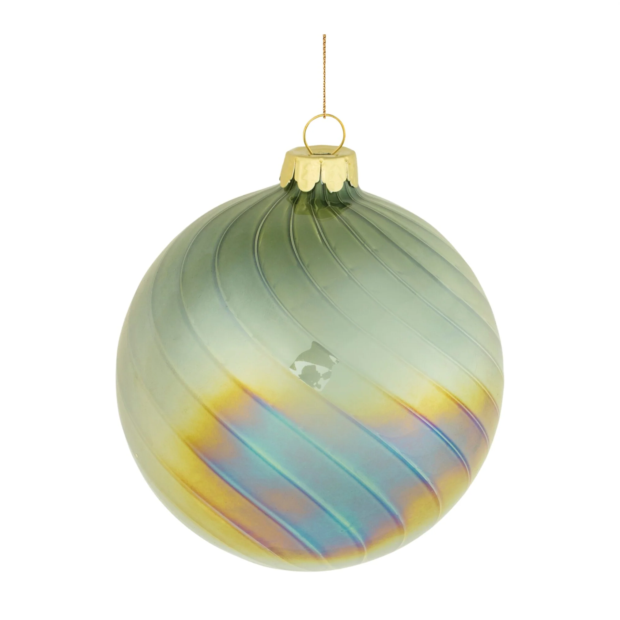 Glass Ornament, 4.5" (2 styles - sold individually) - Image 5