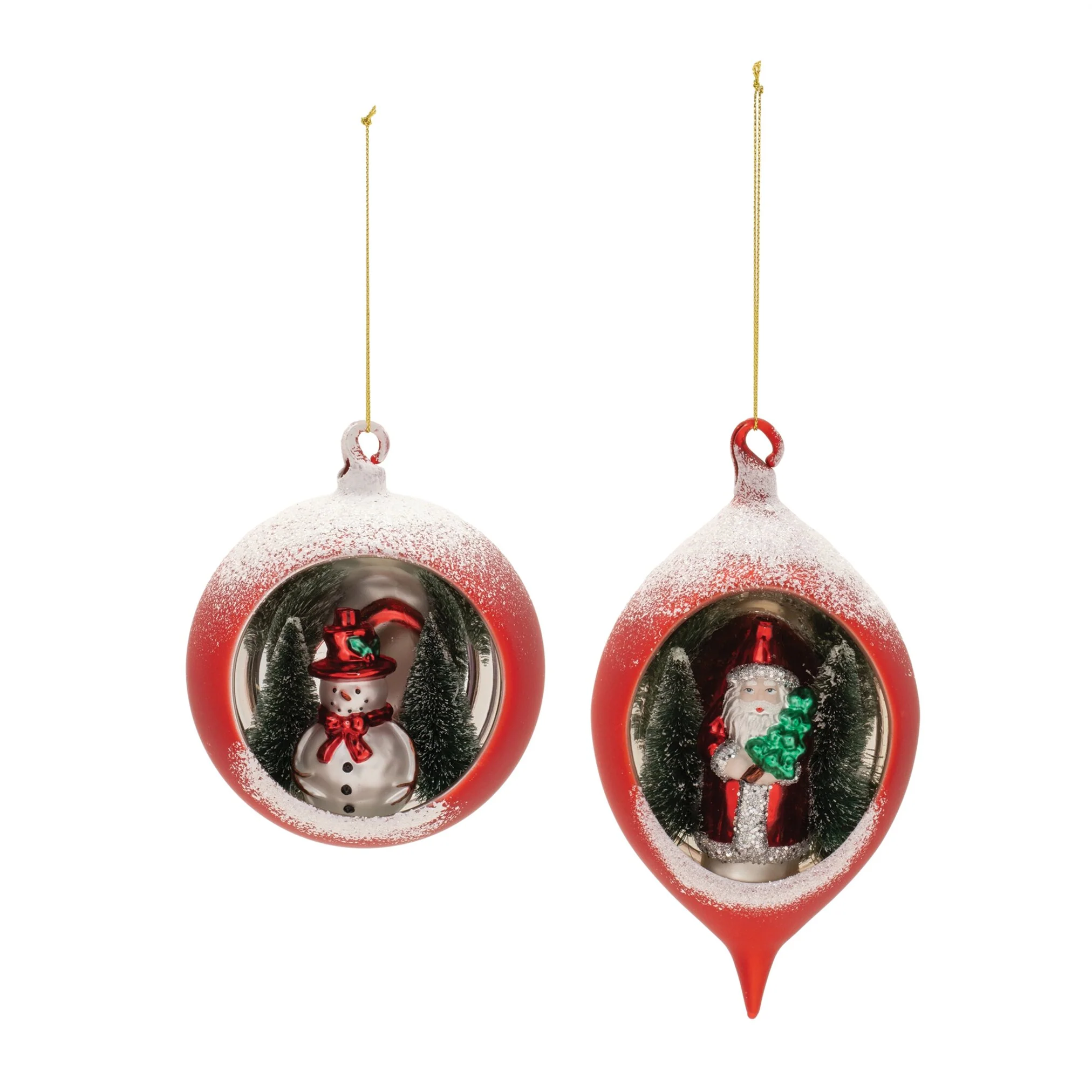 Glass Ornament, 5-7" (2 styles - sold individually) - Image 3