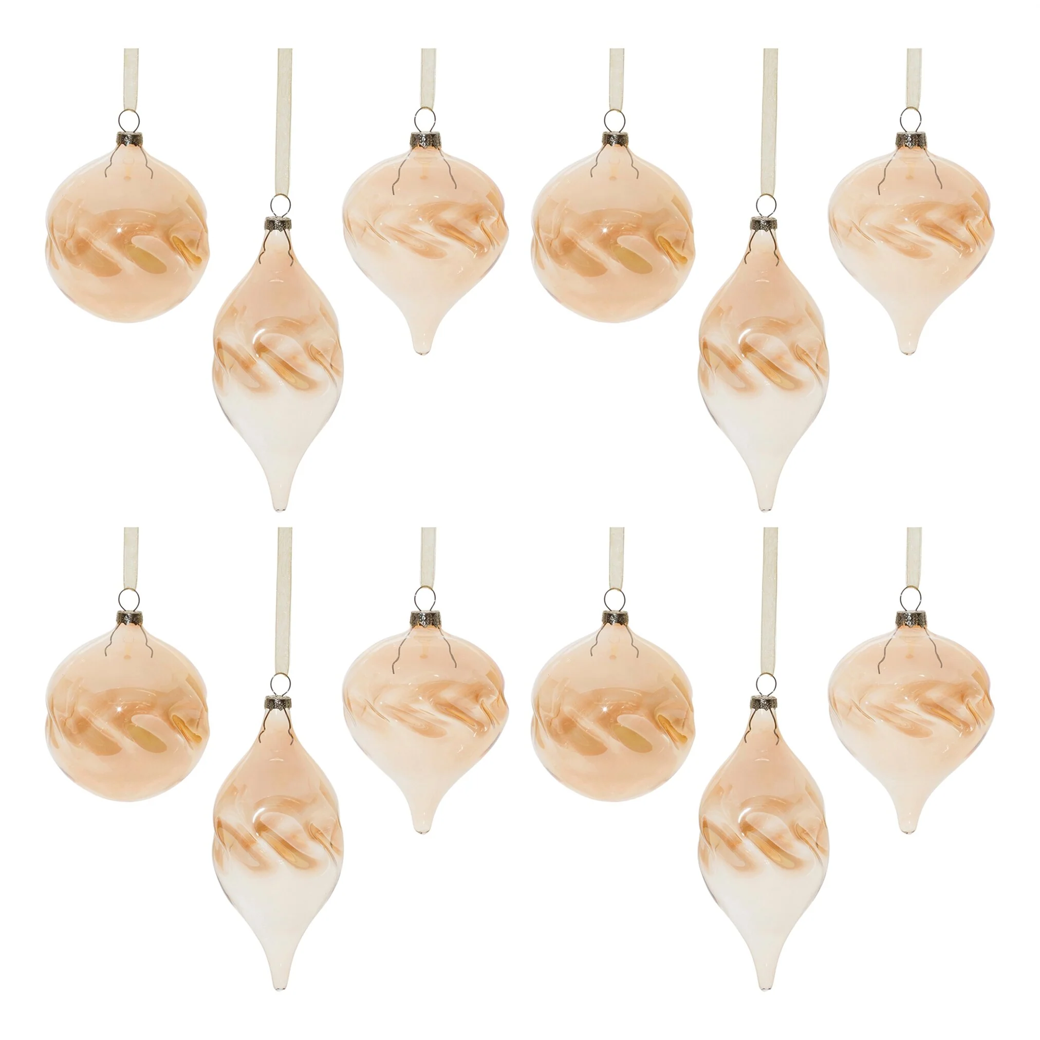 Glass Ornament, 5 - 6" (3 styles - sold individually) - Image 6