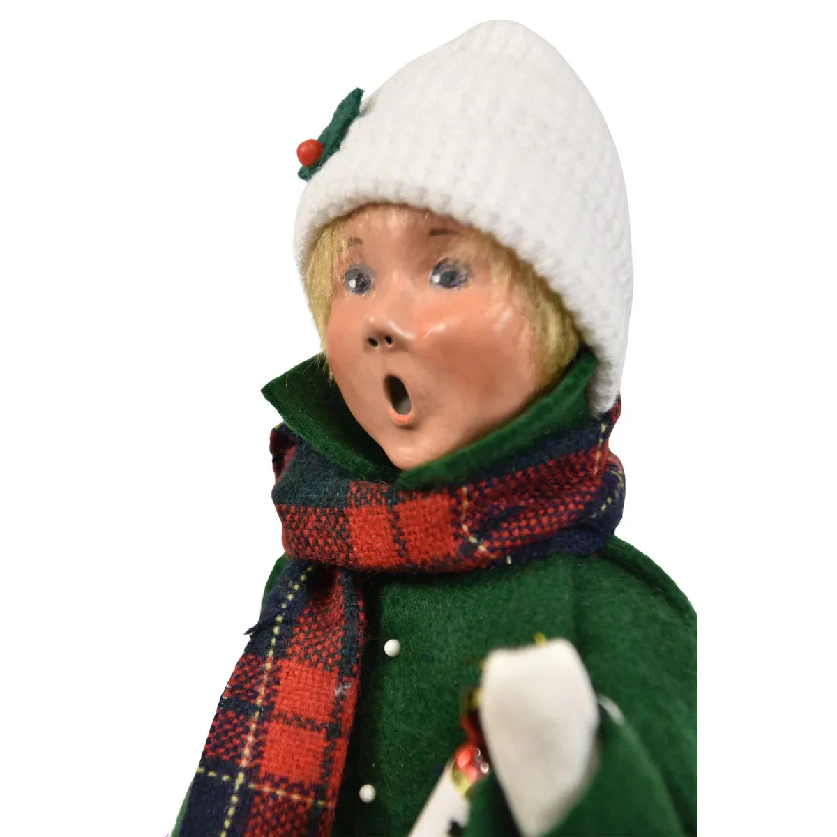 Ornament Family Boy Caroler Figurine, 10" - Image 2
