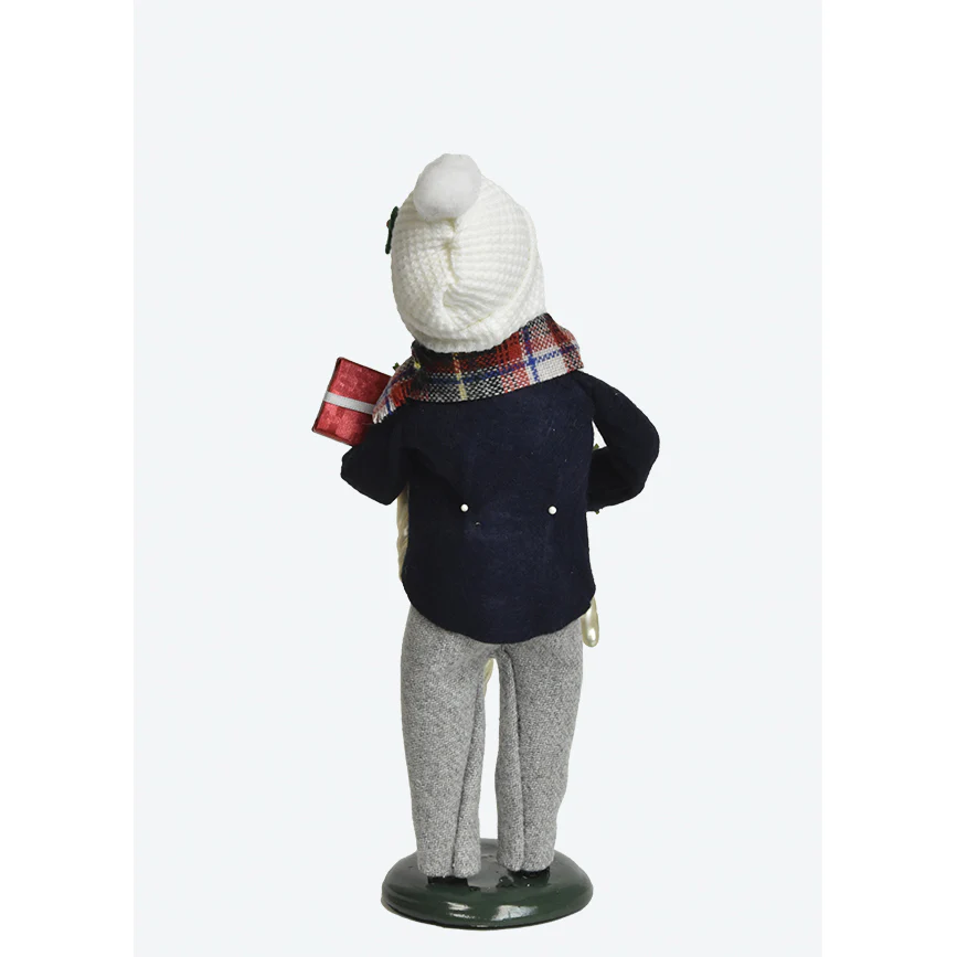 Ornament Family Boy Caroler Figurine, 10" - Image 4