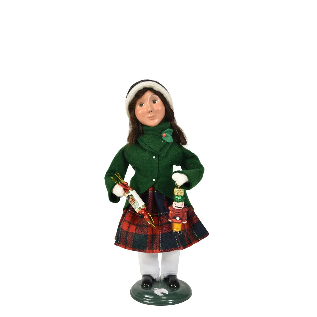 Ornament Family Girl Caroler Figurine, 10"
