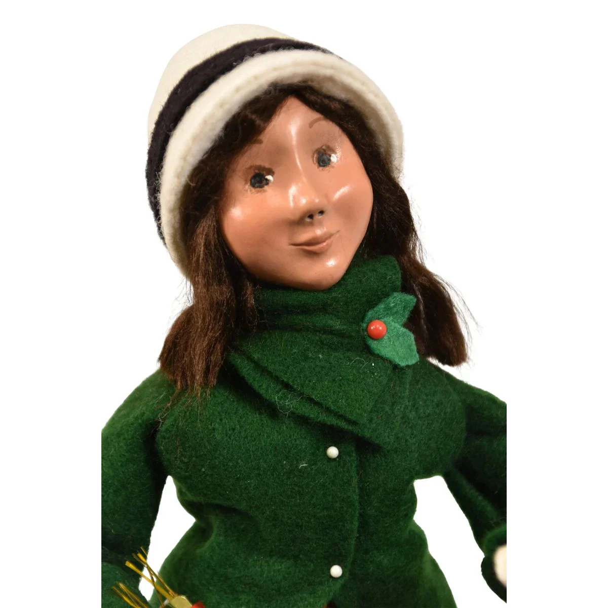 Ornament Family Girl Caroler Figurine, 10" - Image 2