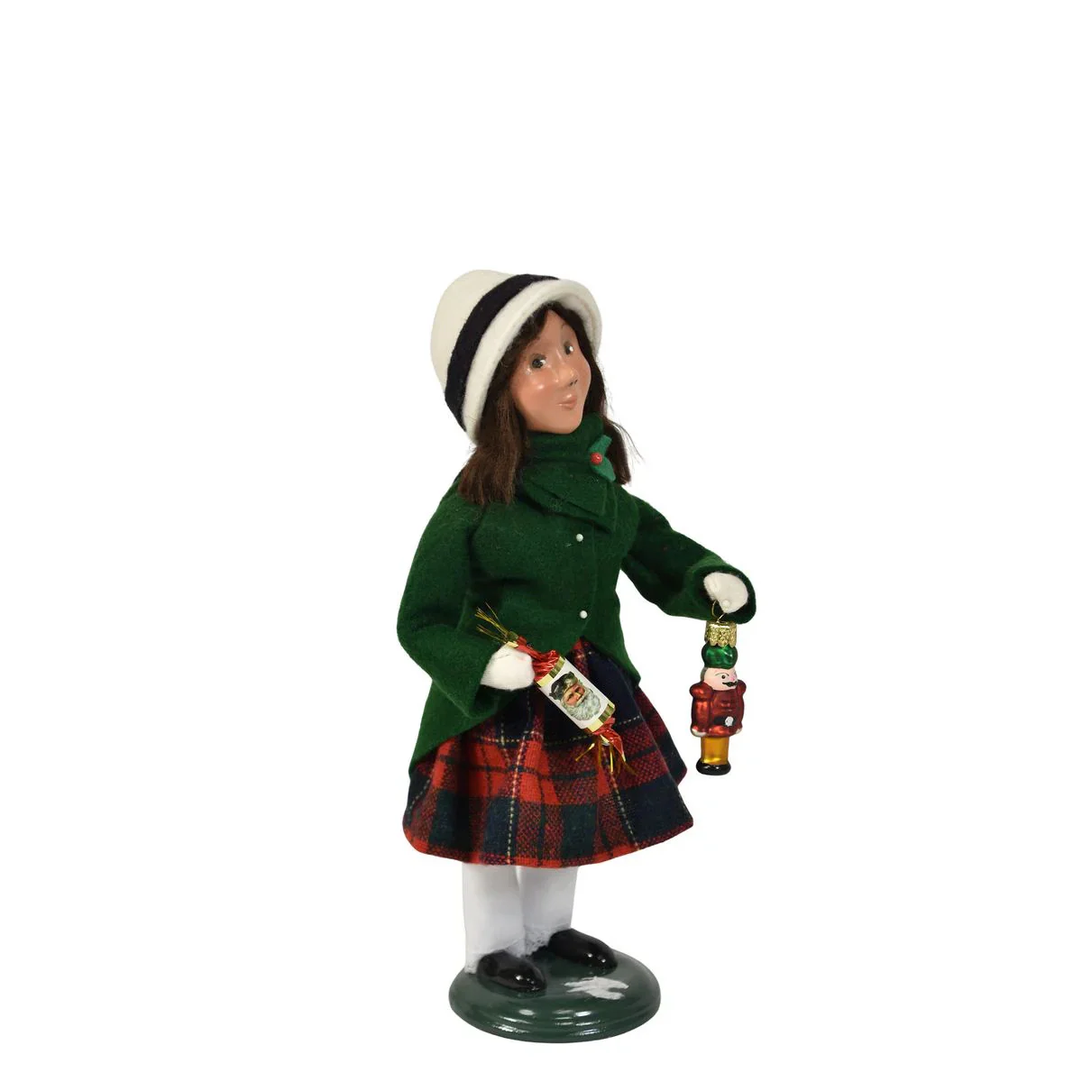 Ornament Family Girl Caroler Figurine, 10" - Image 6