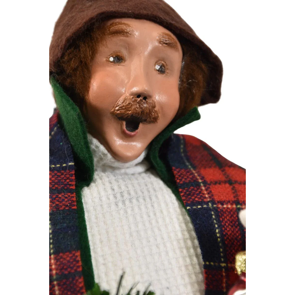 Ornament Family Man Caroler Figurine, 13" - Image 2