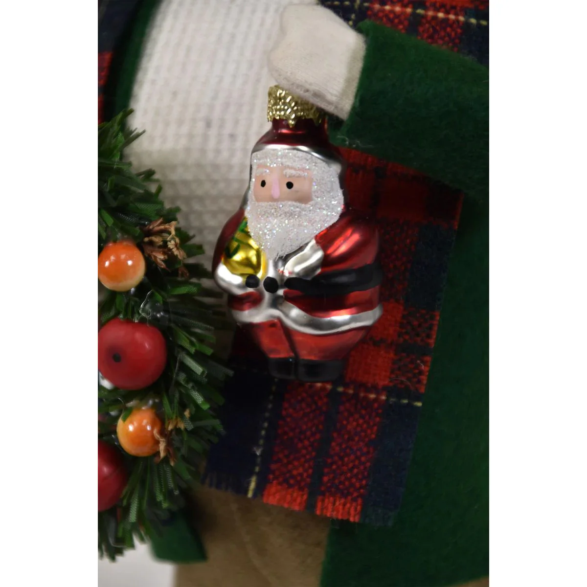 Ornament Family Man Caroler Figurine, 13" - Image 3
